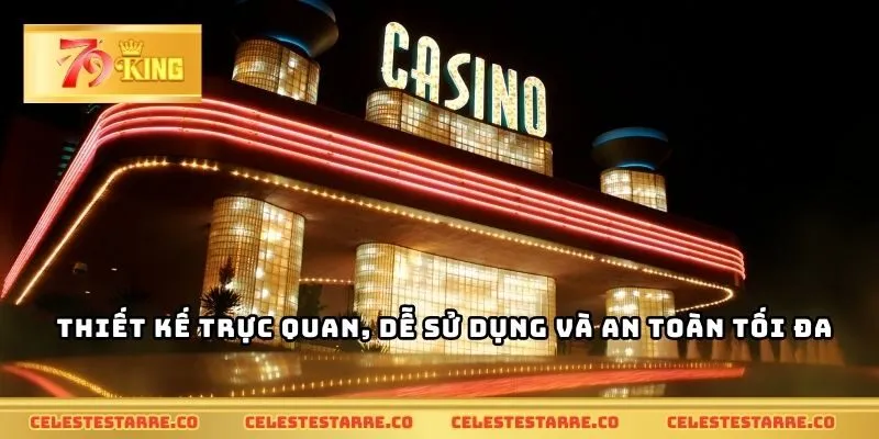 Thiết kế trực quan, dễ sử dụng và an toàn tối đa